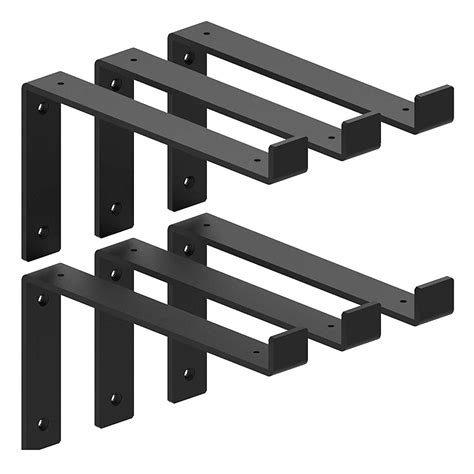 metal lip j brackets 10 inch shelving|Shelf Brackets 10 Inch, Heavy Duty Metal Shelf Brackets with Lip .